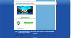 Desktop Screenshot of europeandestination.com